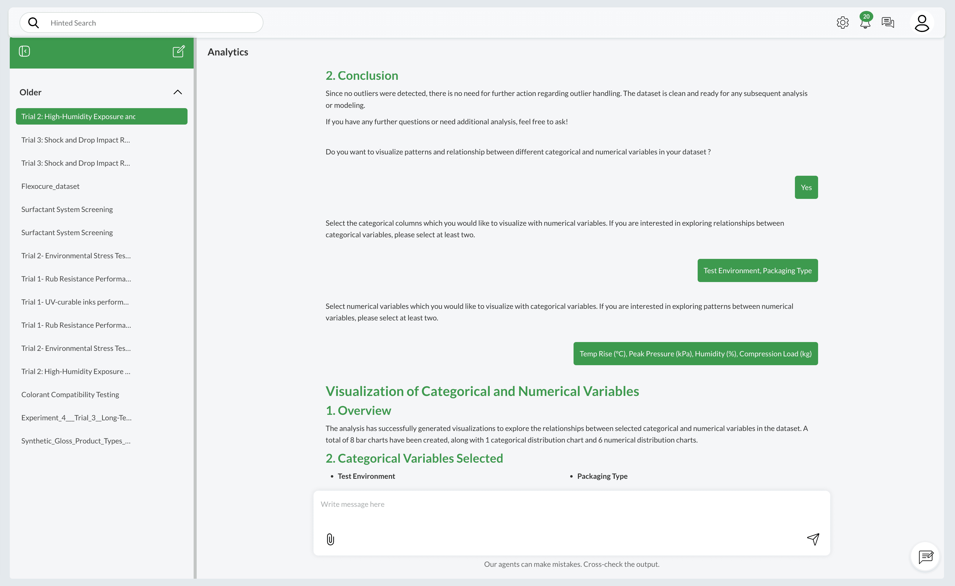 Analytics Agent: Data Cleaning, Analysis, and Visualization - 1