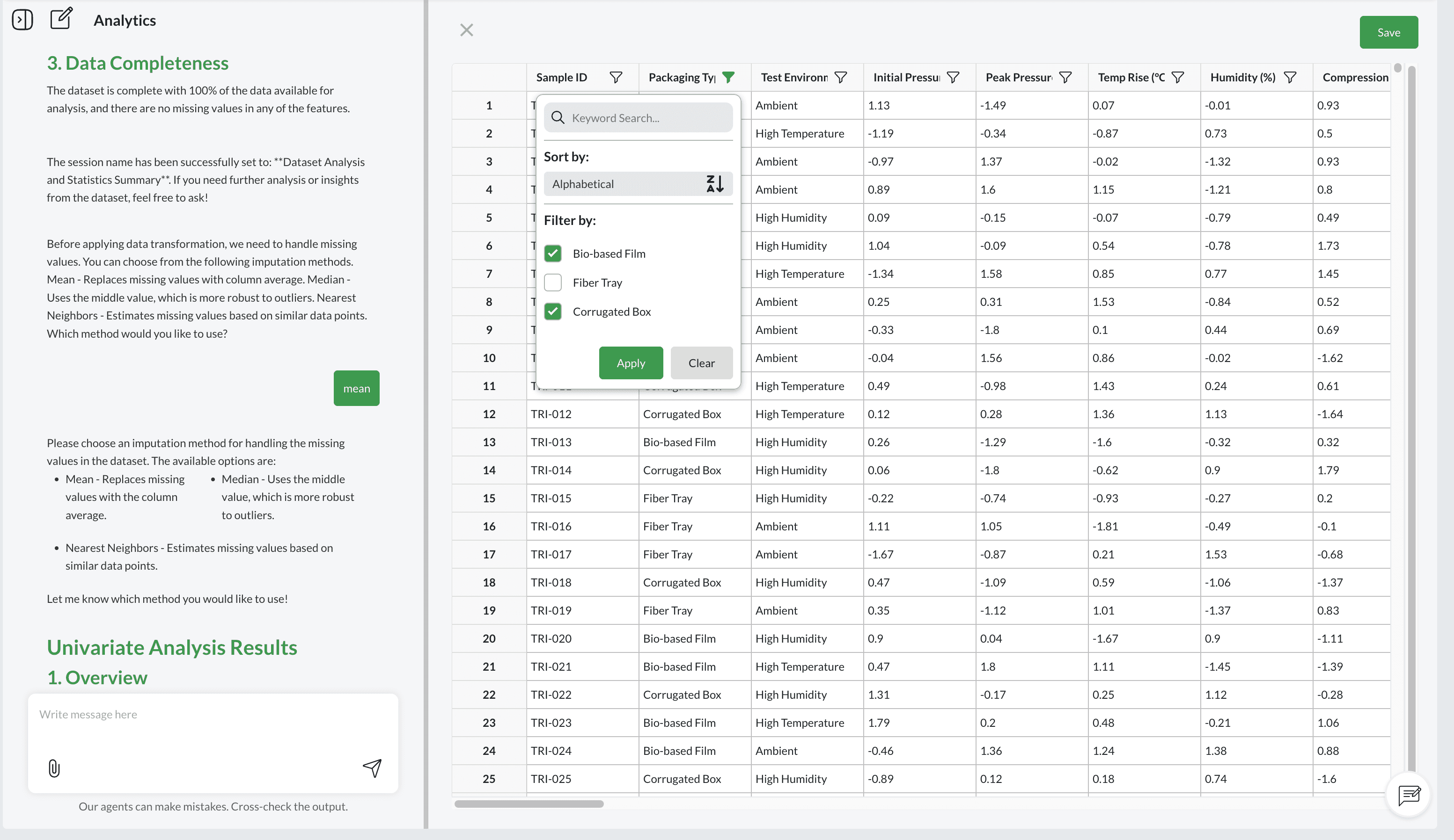 Analytics Agent: Data Cleaning, Analysis, and Visualization - 2
